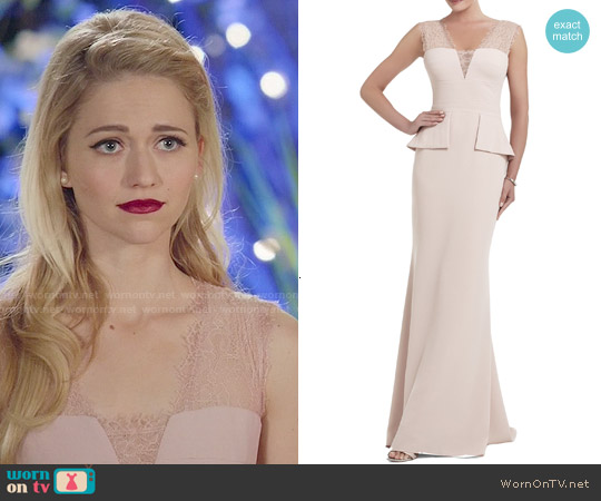 Bcbgmaxazria Mirannda Sleeveless Fit and Flare Gown worn by Anna (Johanna Braddy) on UnReal