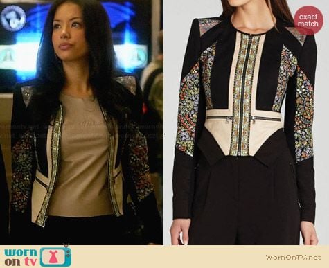 Bcbgmaxazria Neil Jacket worn by Stephanie Jacobsen on Star-Crossed