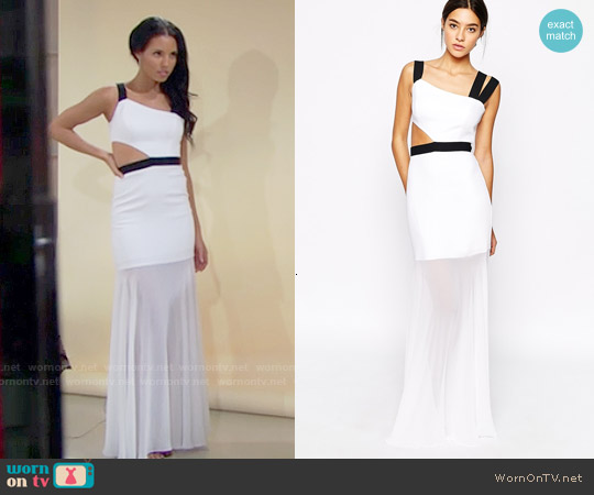 Bcbgmaxazria Roxana Gown worn by Sasha Avant (Felisha Cooper) on The Bold and the Beautiful