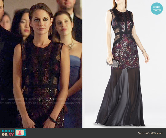 Bcbgmaxazria Shawna Gown worn by Thea Queen (Willa Holland) on Arrow