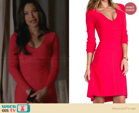 Bcbgmaxazria Sydney Dress worn by Naya Rivera on Glee