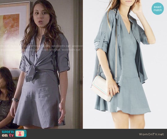 Bcbgmaxazria Tamera Two Layer Dress worn by Spencer Hastings (Troian Bellisario) on Pretty Little Liars