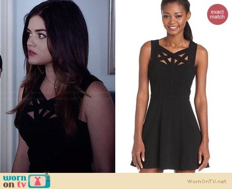 Bcbgmaxazria Yasminka Dress worn by Lucy Hale on PLL