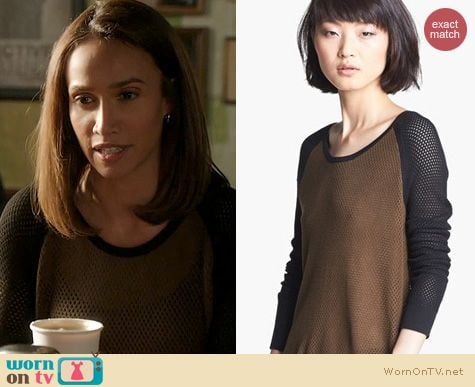 Beauty and the Beast Fashion: Rag & Bone Genevieve Pullover worn by Nina Lisandrello