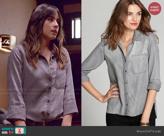 Bella Dahl Denim Button Down worn by Skye/Daisy (Chloe Bennet) on Agents of SHIELD