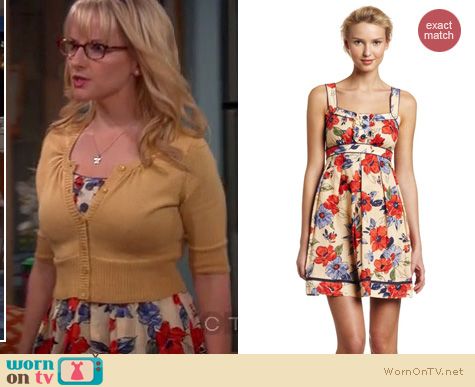 The Big Bang Theory Fashion: Jessica Simpson ruffle tank dress worn by Bernadette