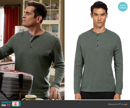 Billy Reid Hunter Henley worn by Phil Dunphy (Ty Burrell) on Modern Family