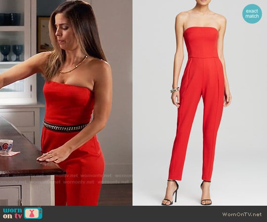 Black Halo Iris Jumpsuit worn by Marisol Duarte (Ana Ortiz) on Devious Maids