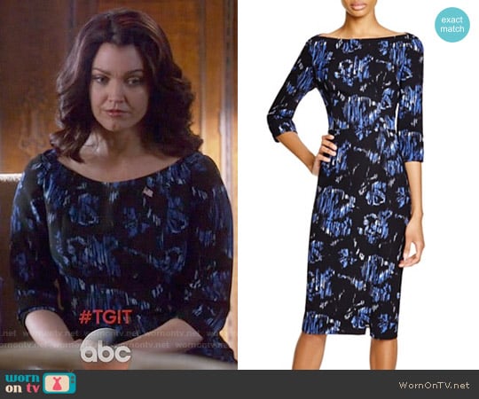 Black Halo Marissa Dress worn by Mellie Grant (Bellamy Young) on Scandal