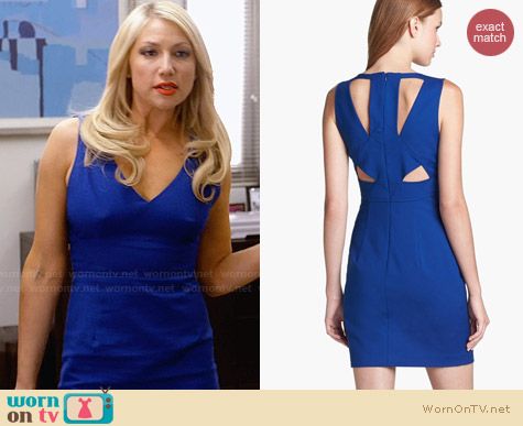 Black Halo Vera Cutout Mini Dress worn by Ari Graynor on Bad Teacher