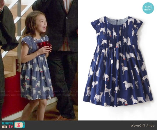 Boden Pretty Pintuck Dress worn by Lily Tucker-Pritchett (Aubrey Anderson-Emmons) on Modern Family