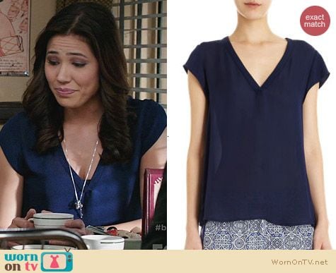 Fashion of Bones: Joie Rubina top worn by Michaela Conlin