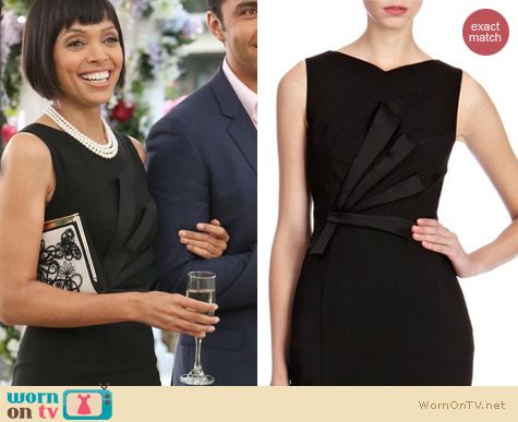 Bones Fashion: Karen Millen Tailored Dress with Cut Outs worn by Tamara Taylor