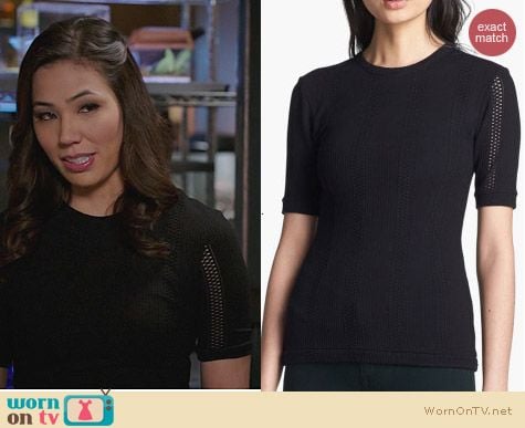 Fashion of Bones: Rag & Bone Elsa Top worn by Michaela Conlin