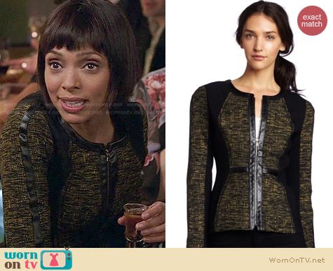 Bones Fashion: Yoana Baraschi Power Morph Tweed Jacket worn by Tamara Taylor