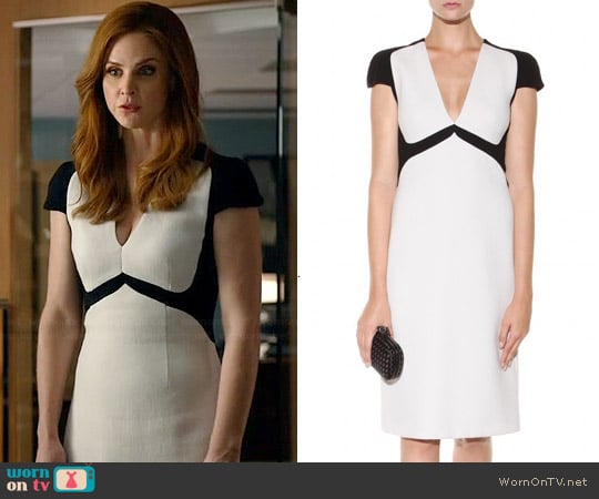 Bottega Veneta Colorblock Dress worn by Sarah Rafferty on Suits