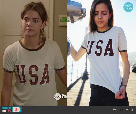 Brandy Melville Nadine USA Top worn by Callie Jacob (Maia Mitchell) on The Fosters