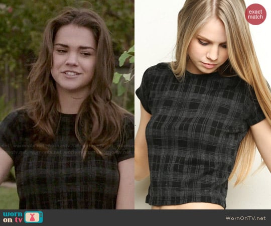 Brandy Melville Sammy Top worn by Callie Jacob (Maia Mitchell) on The Fosters