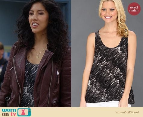 Fashion of Brooklyn 99: Joie Fiala Top worn by Stephanie Beatriz