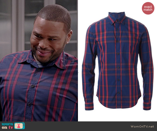 Burberry Checked Shirt worn by Anthony Anderson on Black-ish