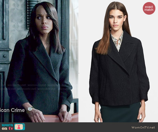 Burberry Prorsum Cloqué Jacket worn by Olivia Pope (Kerry Washington) on Scandal