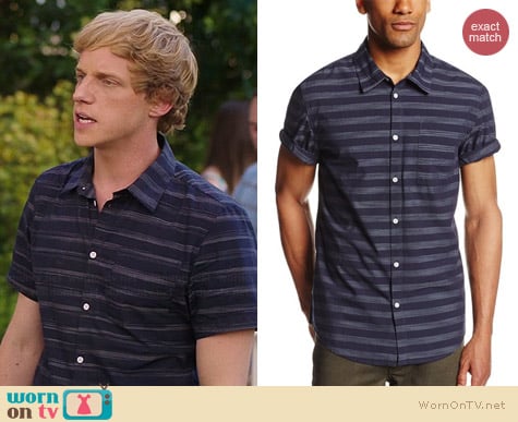 Calvin Klein Jeans Striped Shirt worn by Chris Greere on You're the Worst