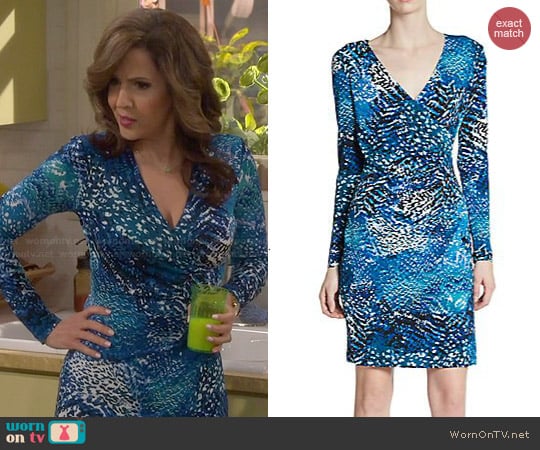 Calvin Klein Printed Jersey Dress worn by Daniela (Maria Canals-Barrera) on Cristela