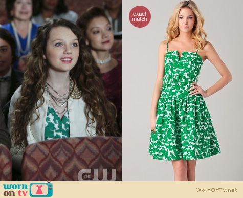 The Carrie Diaries Fashion: Milly Sarah twirl dress worn by Dorrit Bradshaw