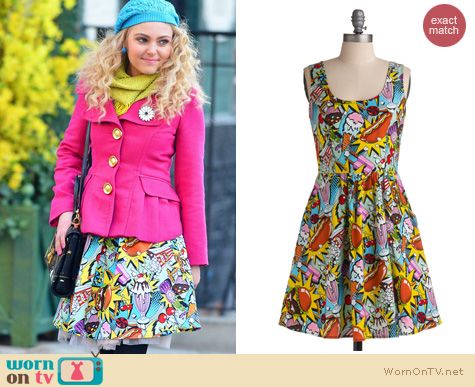 The Carrie Diaries Style: ModCloth Good Enough To Eat dress worn by AnnaSophia Robb