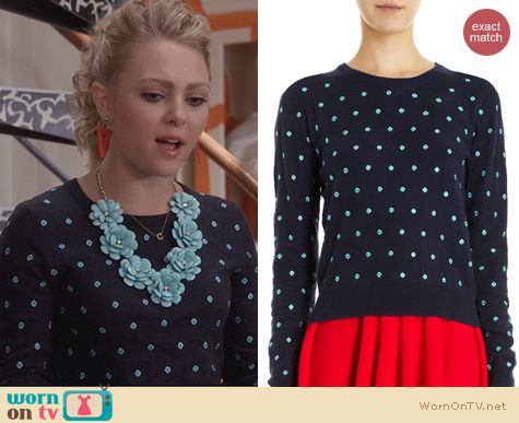 Carrie Diaries Outfits: Sahara Sweater by Opening Ceremony worn by AnnaSophia Robb