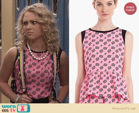 The Carrie Diaries Fashion: Sandro Exquise Top worn by Anna Sophia Robb