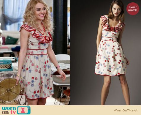 The Carrie Diaries Style: Kate Spade Pass the Shades Avery dress worn by AnnaSophia Robb