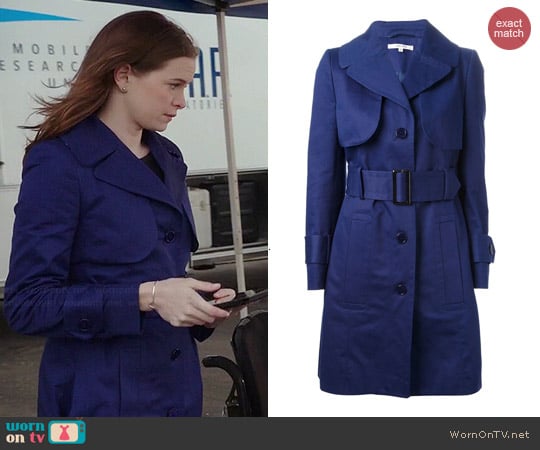 Carven Trench Coat worn by Caitlin Snow on The Flash