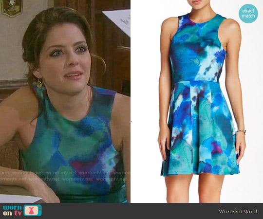 Cece by Cynthia Steffe Maggie Dress worn by Theresa Donovan (Jen Lilley) on Days of our Lives