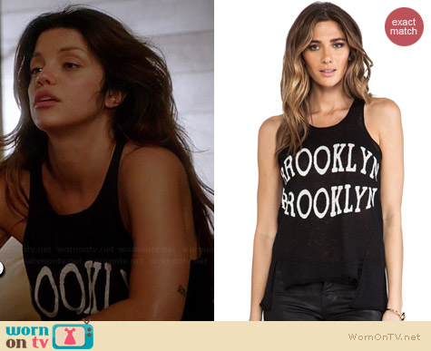 Central Park West Auckland Brooklyn Tank worn by Vanessa Ferlito on Graceland