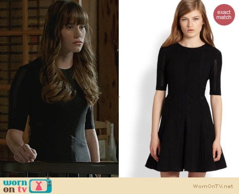 Fashion of Revenge: Rag & Bone Niki Pointelle Dress worn by Christa Allen