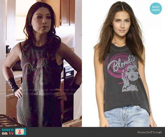 Chaser Blondie Swirl Tank worn by Melinda May (Ming-Na Wen) on Agents of SHIELD