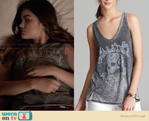 Chaser Grateful Dead Tee worn by Lucy Hale on PLL