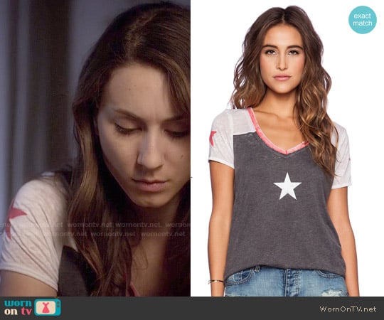 Chaser Stars Tee worn by Spencer Hastings (Troian Bellisario) on Pretty Little Liars