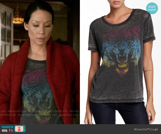 Chaser Vintage Jersey Tee worn by Joan Watson (Lucy Liu) on Elementary