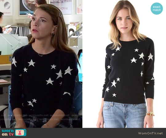 Chinti and Parker Intarsia Star Cashmere Sweater worn by Liza Miller (Sutton Foster) on Younger