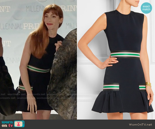 Christopher Kane Striped Stretch Jersey Dress worn by Lauren (Molly Bernard) on Younger