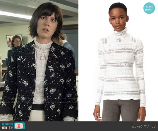 Cinq a Sept Antonia Top worn by Laurel Healy (Mary Elizabeth Winstead) on BrainDead