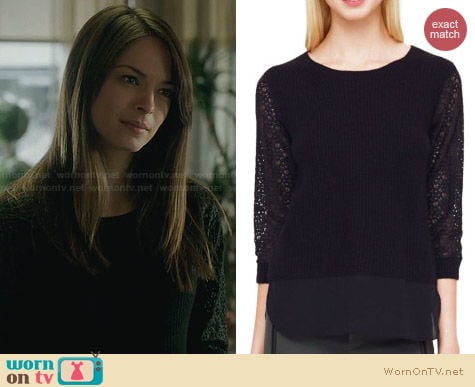 Club Monaco Asia Sweater worn by Kristen Kreuk on BATB