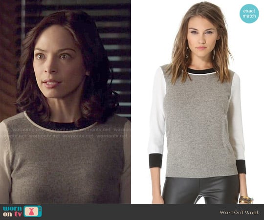 Club Monaco Audra Cashmere Sweater worn by Catherine Chandler (Kristin Kreuk) on Beauty and the Beast