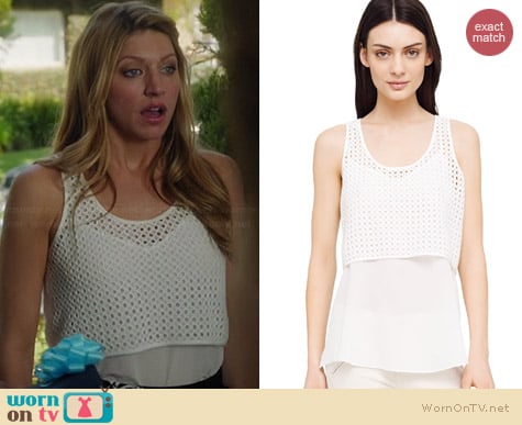 Club Monaco Augustine Layered Tank worn by Jess Macallan on Mistresses