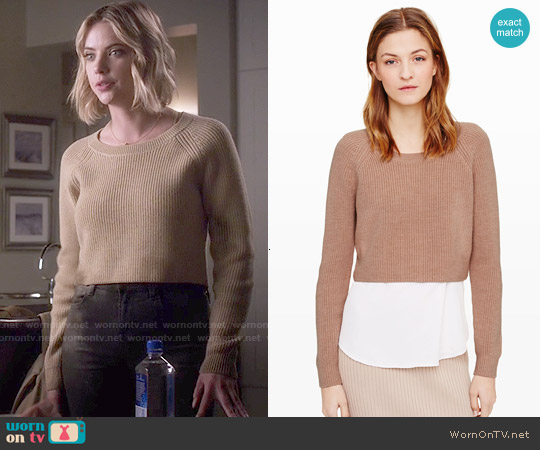 Club Monaco Coryn Sweater worn by Hanna Marin (Ashley Benson) on Pretty Little Liars