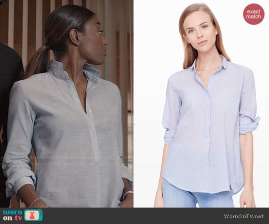 Club Monaco Hartford Carson Shirt worn by Daisy Grant (Patina Miller) on Madam Secretary