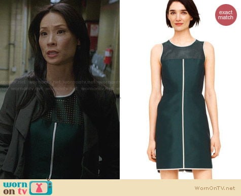 Club Monaco Serina Dress worn by Lucy Liu on Elementary