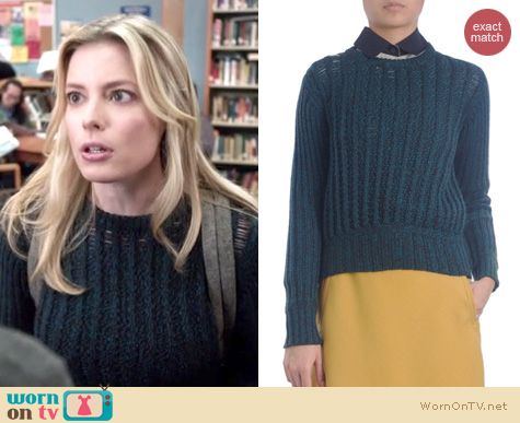 Community Fashion: Carven ribbed sweater worn by Gillian Jacobs